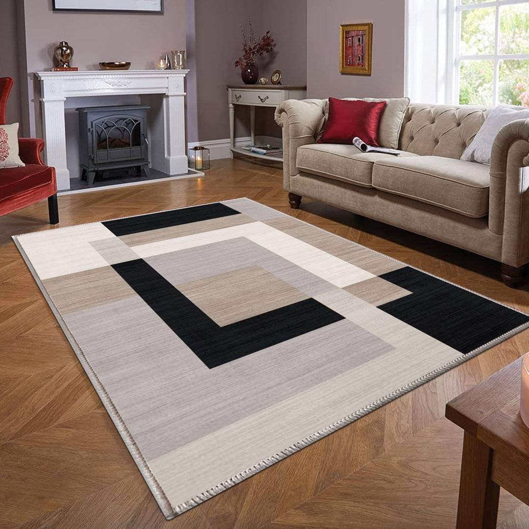 Metro Lane Bulerin Area Rug Natural