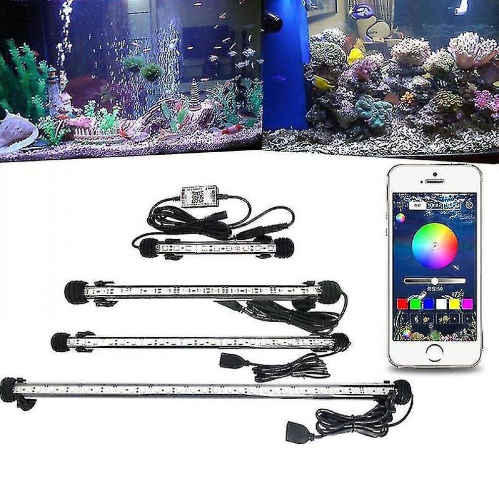 Marine aquarium HKHBJS Rgb Aquarium Light Marine Controller Fish Tank Fixture