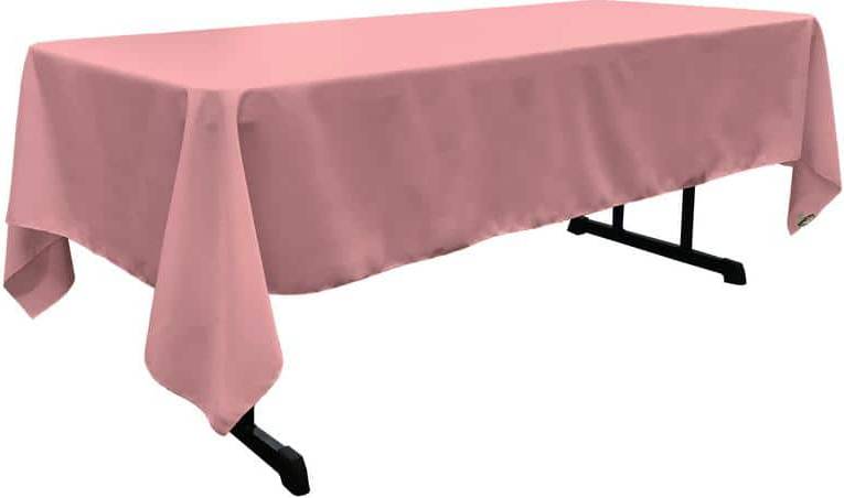 LA Linen Polyester Poplin Rectangular 60x120 Tablecloth