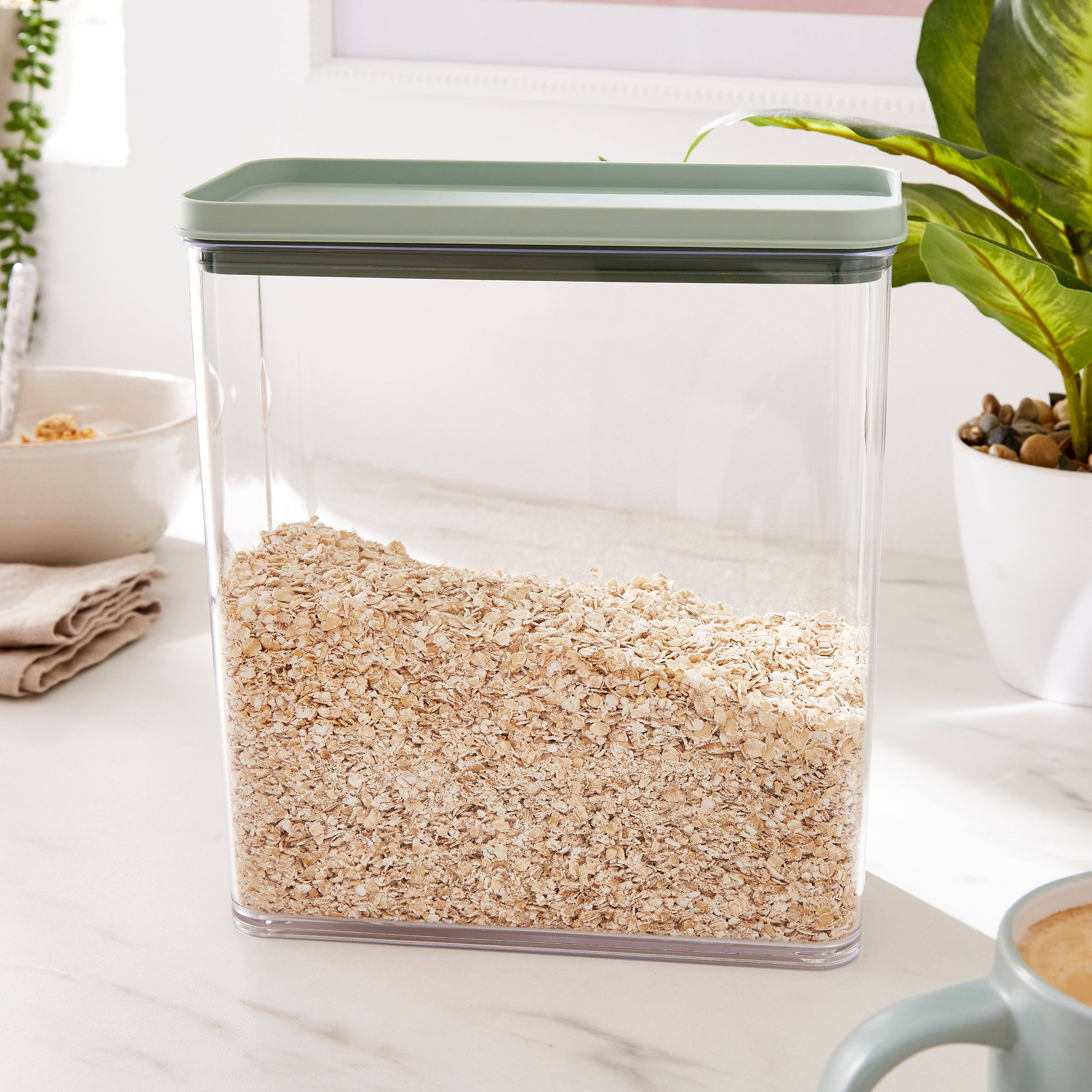 Dunelm Stackable Rectangle Clear Kitchen Container 3.3L