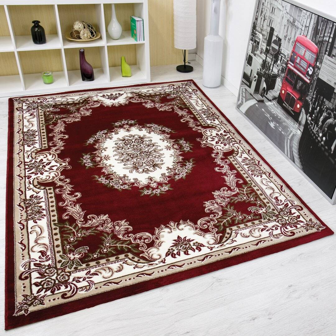 Rosalind Wheeler Castanada Rug Red