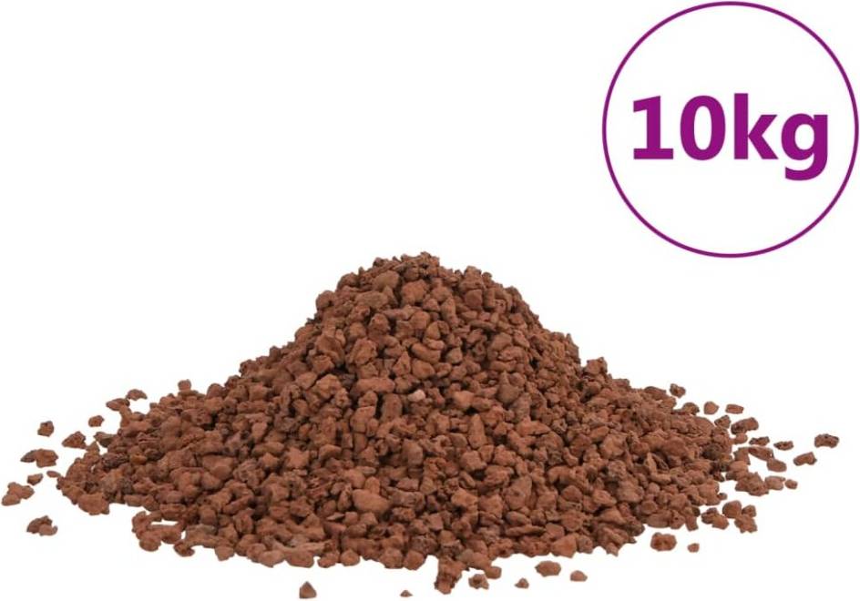 vidaXL red, 5-8 kg Volcanic Rocks Rocks