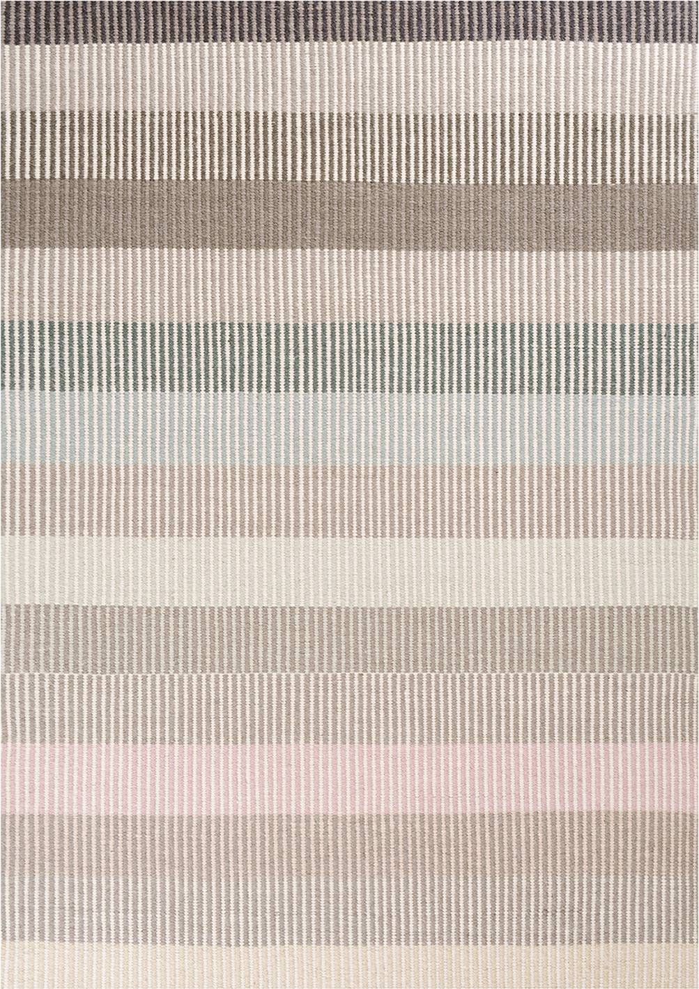 Linie Design Devise Wool Rug 140x200 cm Pastel Handgewebt Multicolour cm