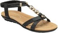 Lotus 'Rennes' Open-Toe Sandals Black