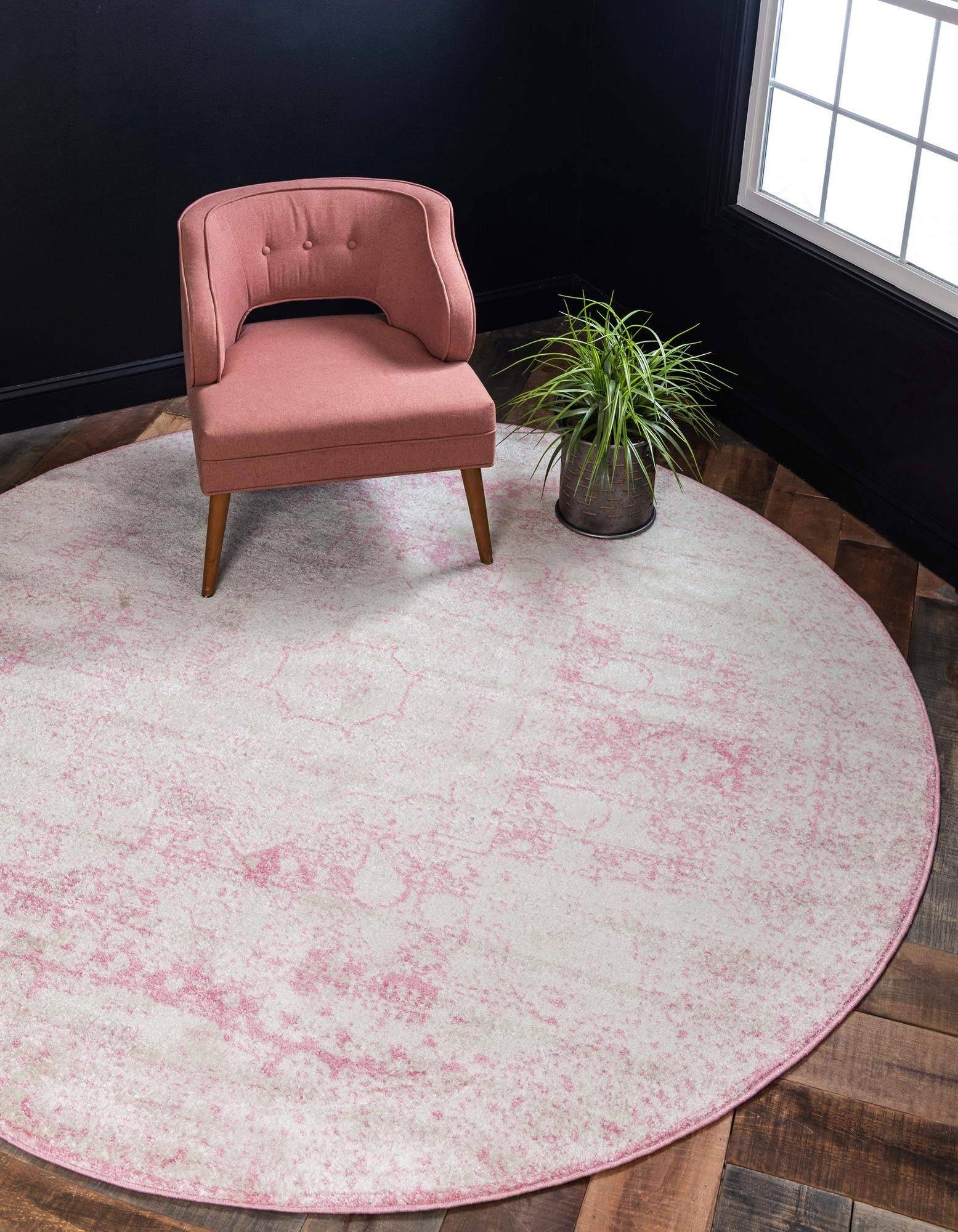 Rugs.com Dover Collection Pink