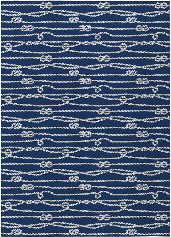Addison Rugs Harpswell Ocean Rope Blue