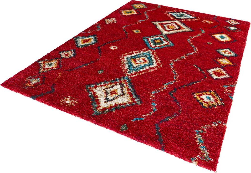 Hanse Home Nomadic Red Rug Rectangle 120 x 170 cm Red