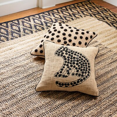 Dash and Albert Rugs Simba Black