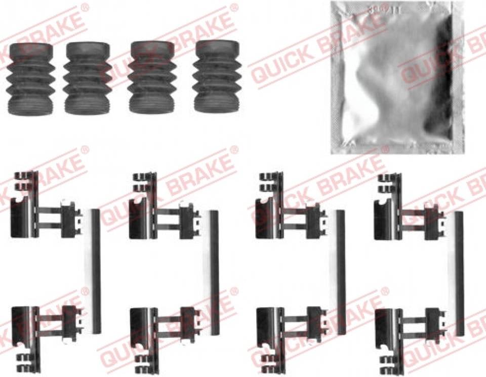Quick Brake Accessory Kit Disc Brake Pad 109-0027