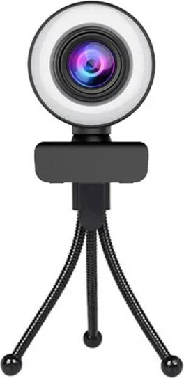 Dsport 2K Webcam Full HD Web Camera With Microphone LED Fill Light USB Web Cam Rotatable For PC Computer Laptop for Streaming Live