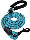WiZ Blue, Medium Large 1m Reflective Rope Dog Lead