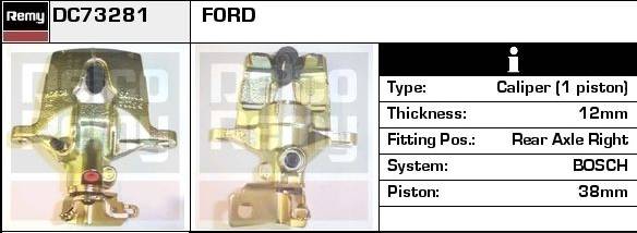 Delco Remy DC73281 Brake Caliper