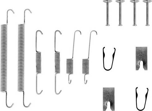 Bosch Accessory Kit Brake Shoes With Spring