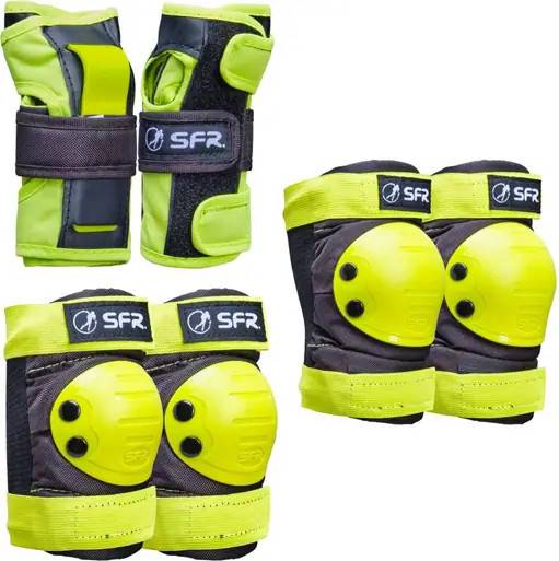 Youth Ramp Triple Protection Set - Black/Lime