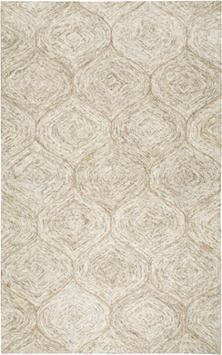Hand-tufted Trellis Rug.