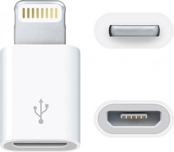 eStore Micro-USB Lightning Adapter Hvid