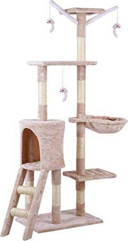 Bell Tree Multilevel Climbing Tower Scratching Post