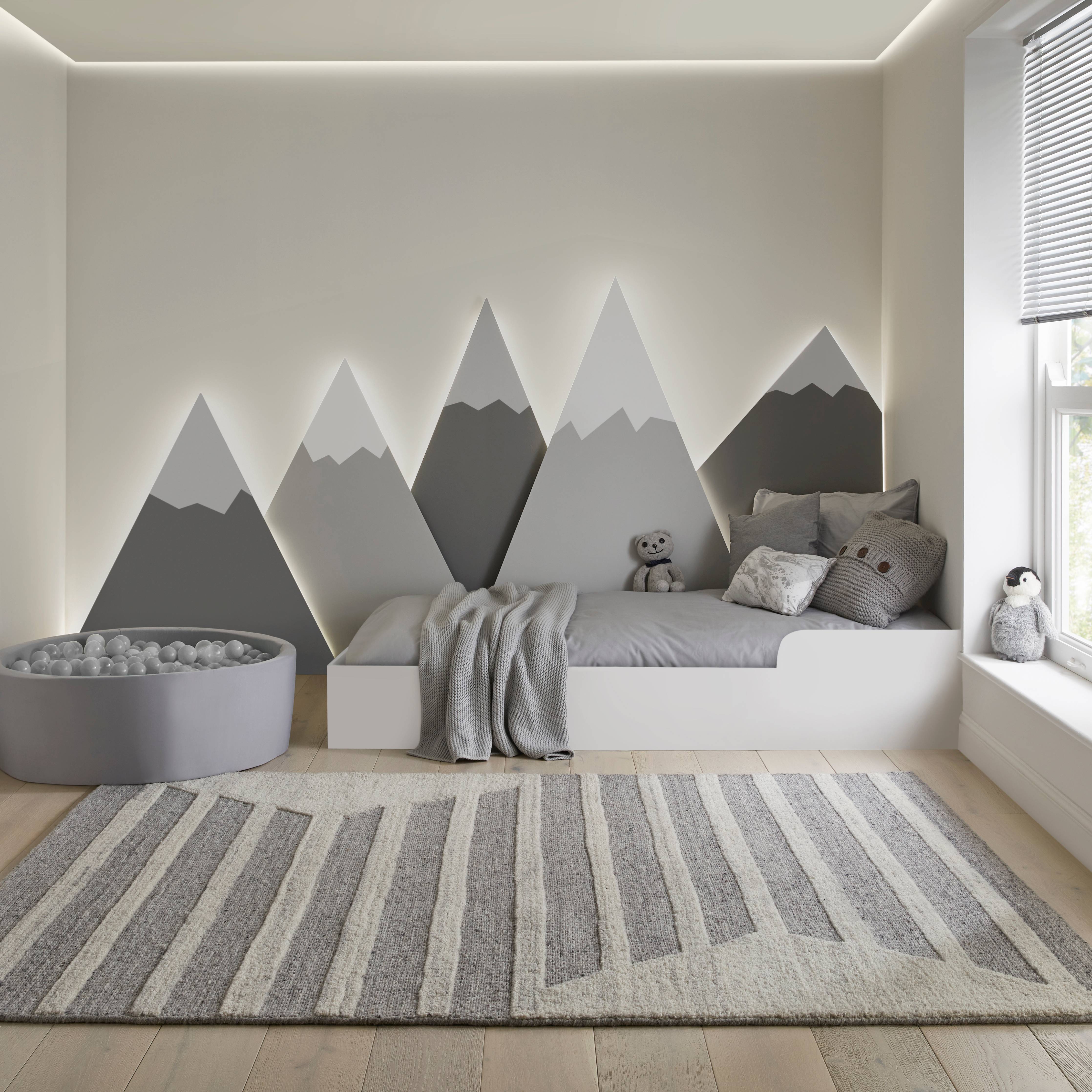 Homemaker Stellar Ladder Geometric Wool Natural