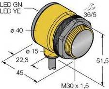 Turck T30SP6FF400 Diffuse Reflection Sensor