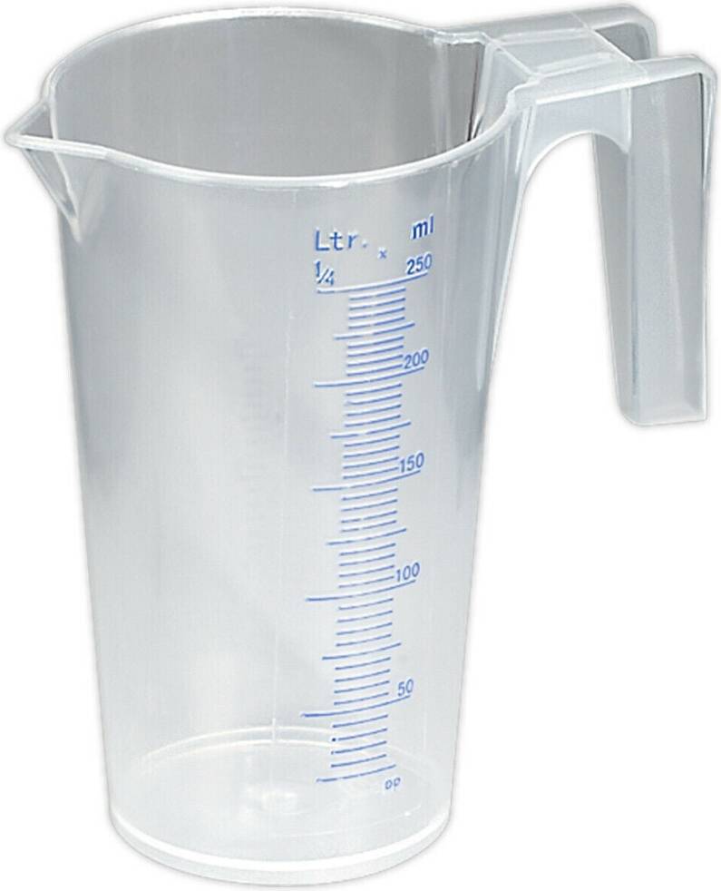 Loops Translucent Jug Read Measuring Cup