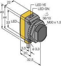 Banner Fixed Field Photoelectric Sensor