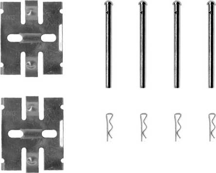 Car brake pads and disc Bosch Accessory Kit Disc Brake Pads
