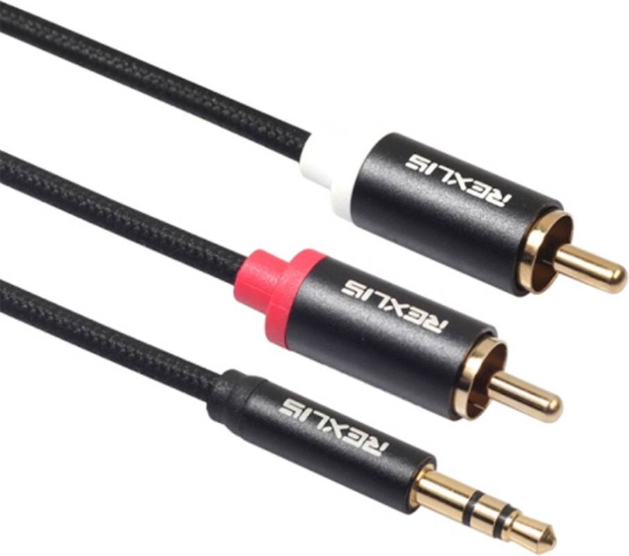 Dsport 3635 3.5Mm Male To Dual Rca Gold-Plated Plug Rca