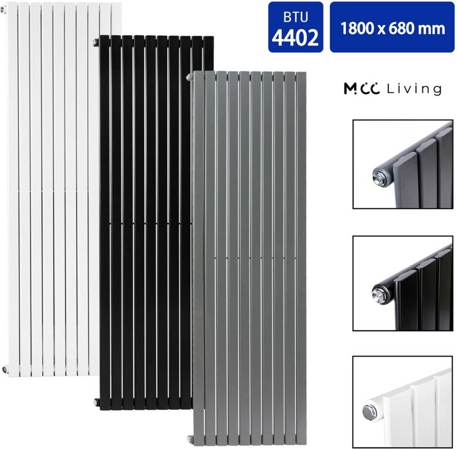 MCC Designer Radiator - Vertical/Horizontal Options - White