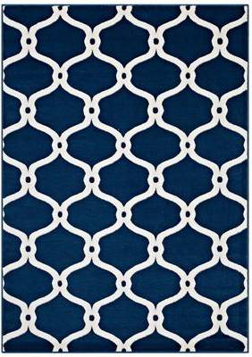 modway Beltara Collection R-1129B-810 Chain Link White, Blue