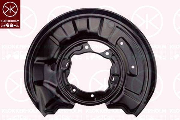 Klokkerholm Brake Disc Back Plate Rear Axle Right