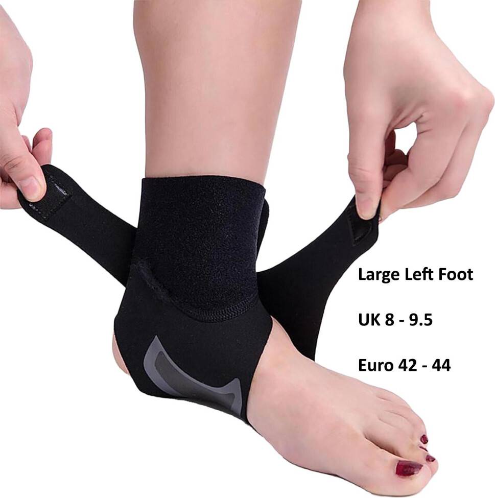 Generise Large, Left Foot Compression Ankle Support Brace