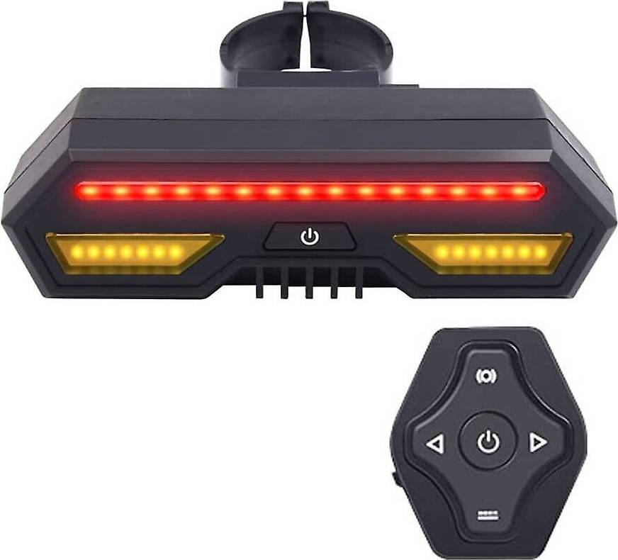 HKHBJS Bike Tail Light Rechargeable Waterproof Bicycle Rear Light With Remote Control