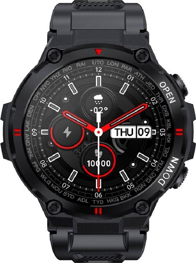 Bluetooth Call Smart Watch Men Multifunction Control Clock Smart Watchesblack