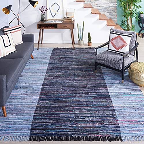 Safavieh Hand-Woven Rag Rug Blue