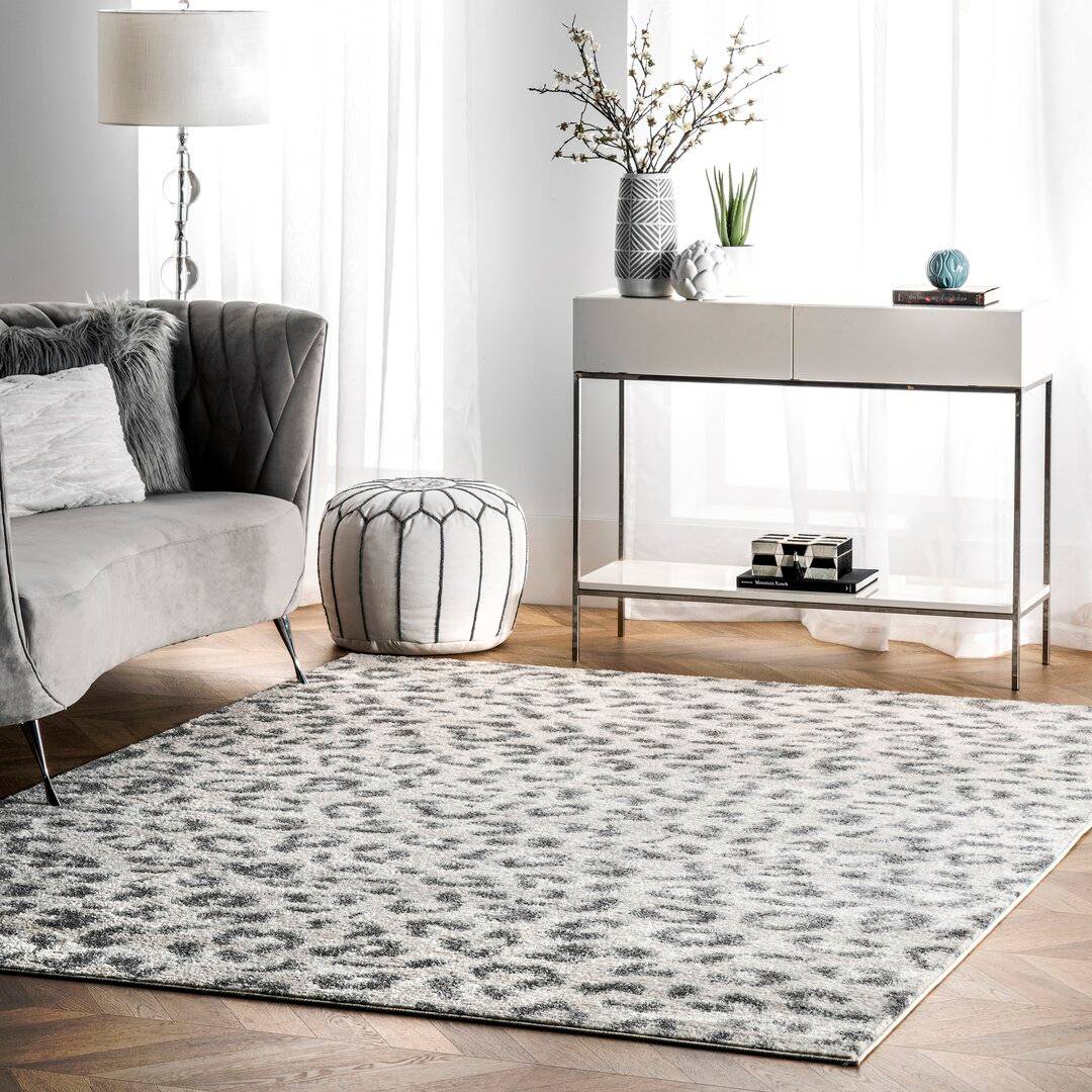 Blue Elephant Ruiz Rug Grey