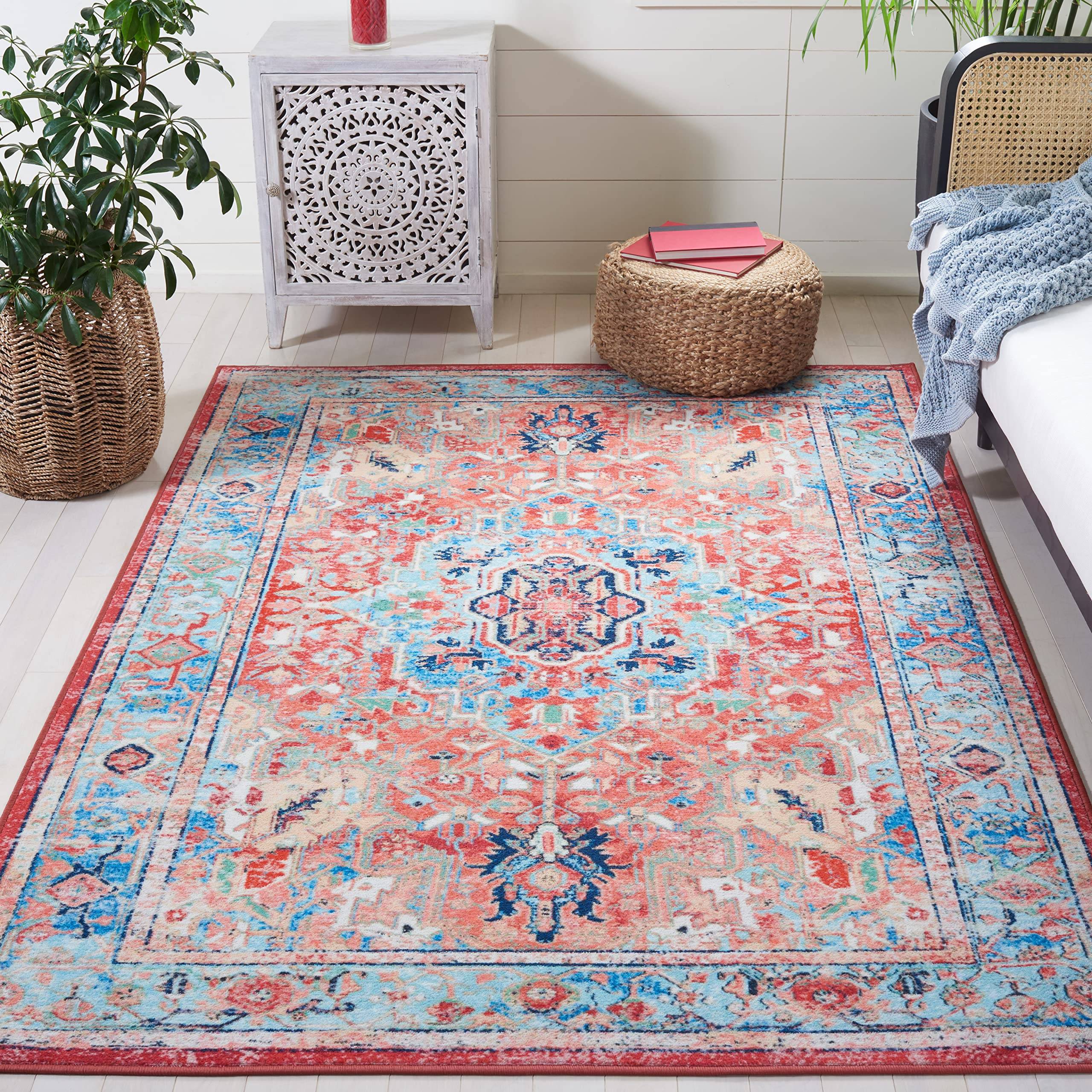 Safavieh Riviera Collection Blue, Red