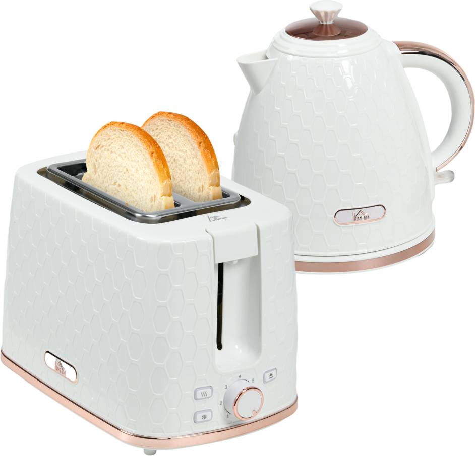 Homcom Kettle And Toaster Set