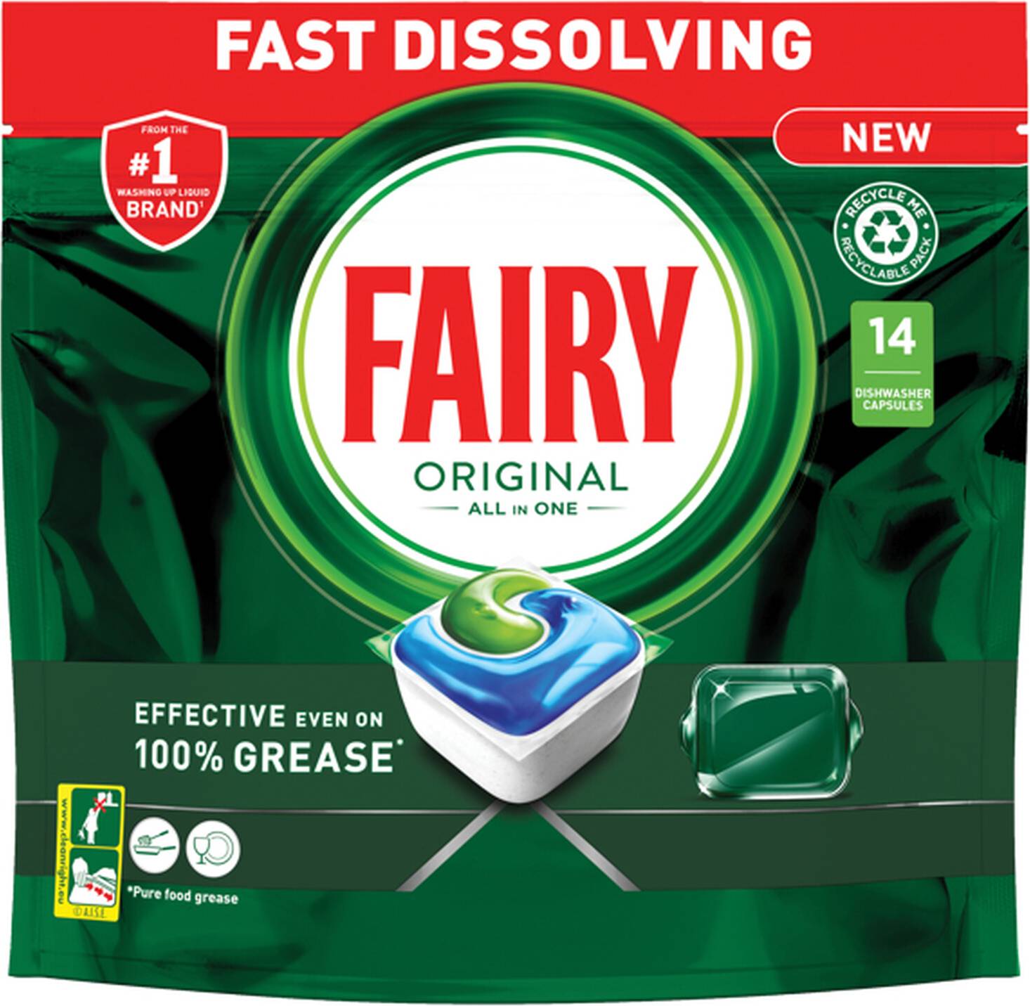 Dishwasher Tablets Original All In One 14 stk