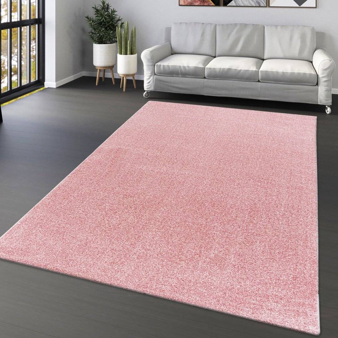 Ebern Designs Daedrian Rug Pink