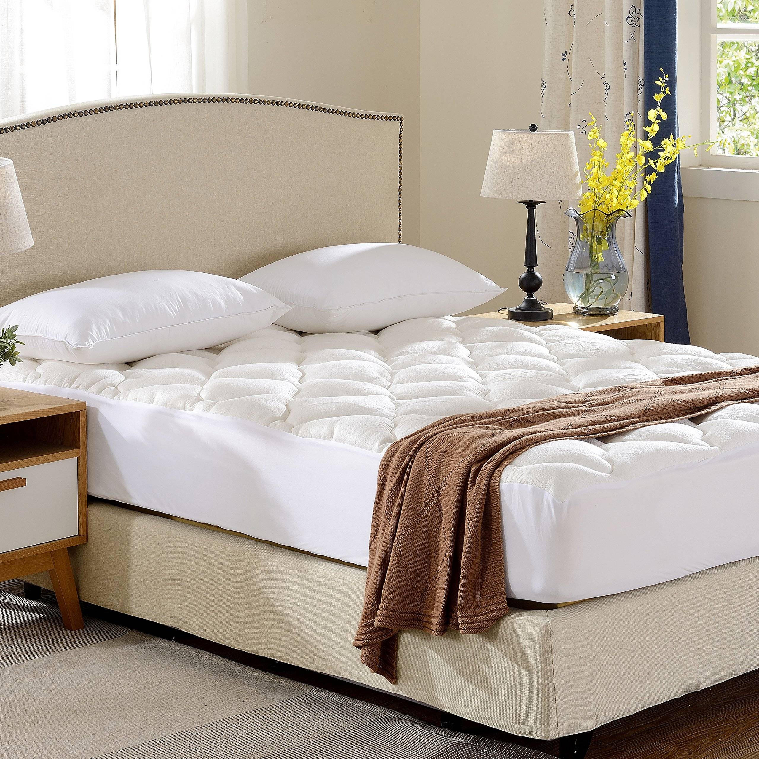 Cooling mattress topper Cheer Collection Bamboo