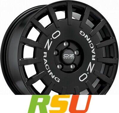 OZ Racing Rally Racing Gloss Black 8X18