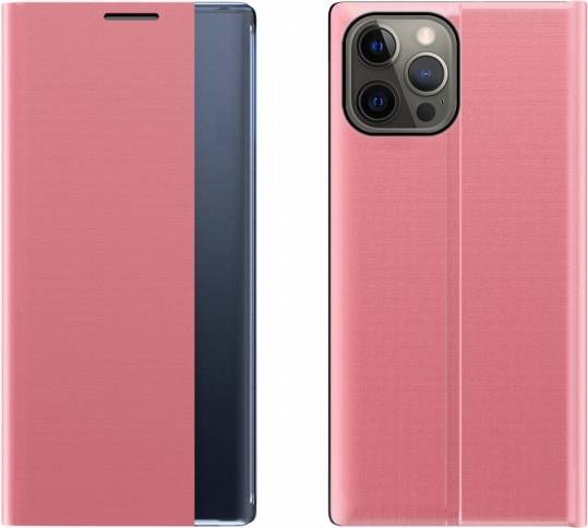 OEM Sleep Fodral med Smart Window iPhone 13 Pro Rosa