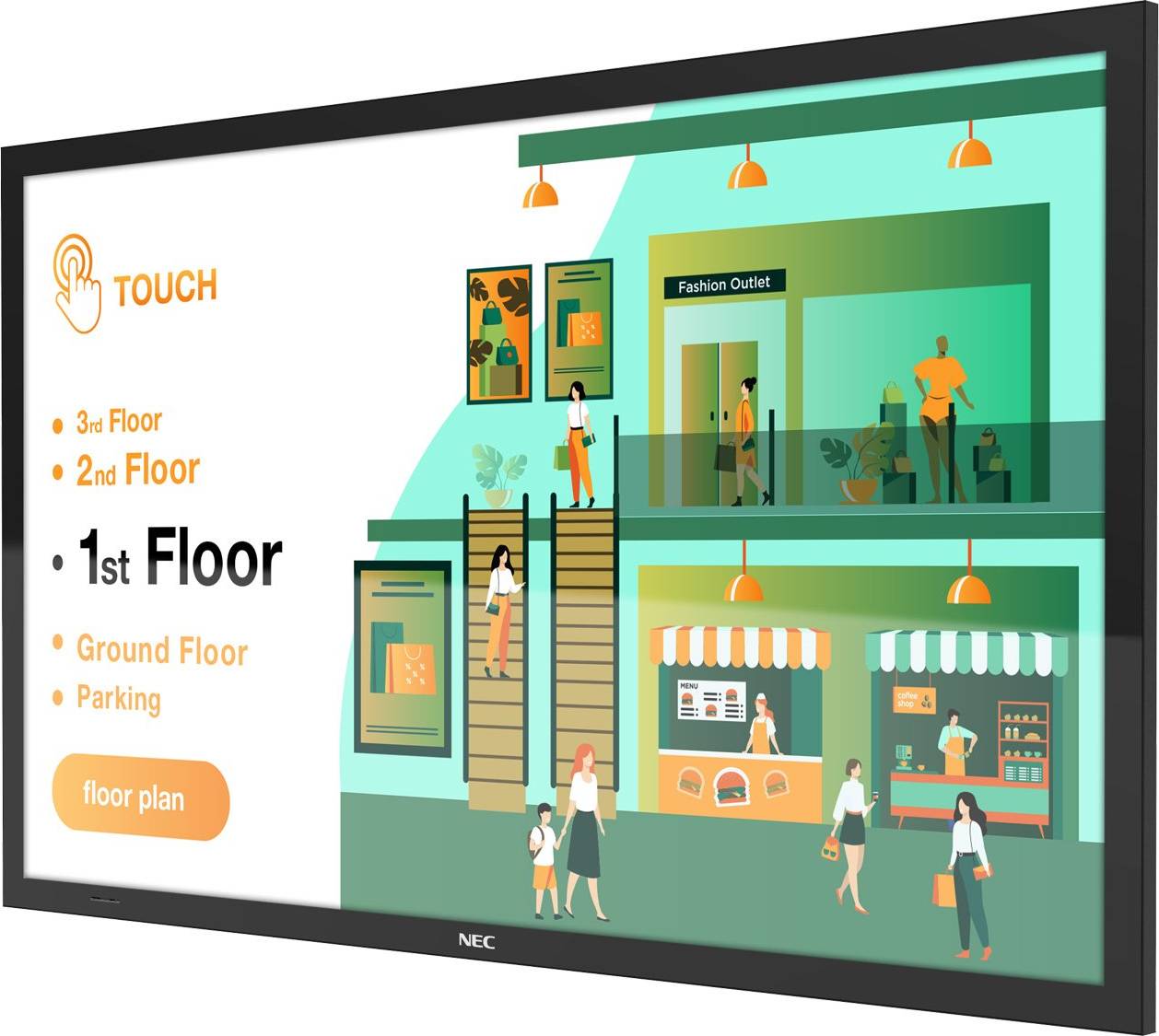 MultiSync M491 49 Inch Display
