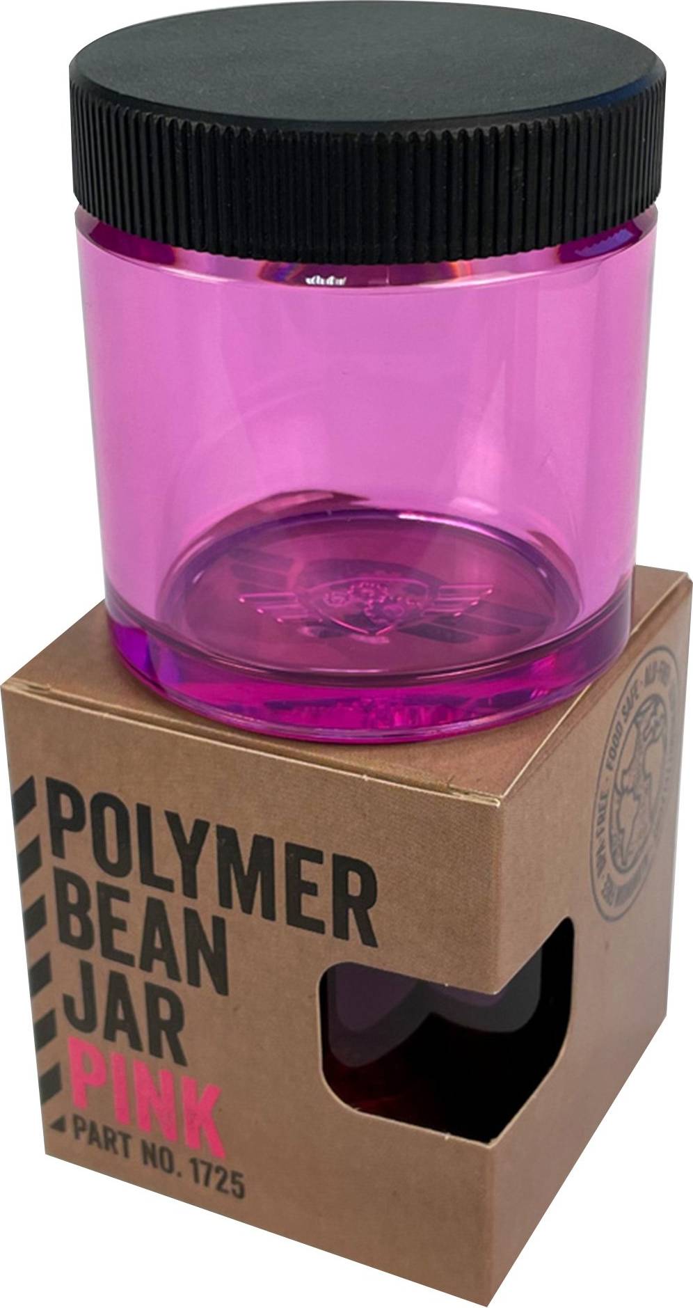 Polymer Bean Jar Rosa