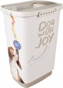 Contenedor Alimentos Perros Rectangular Blanc
