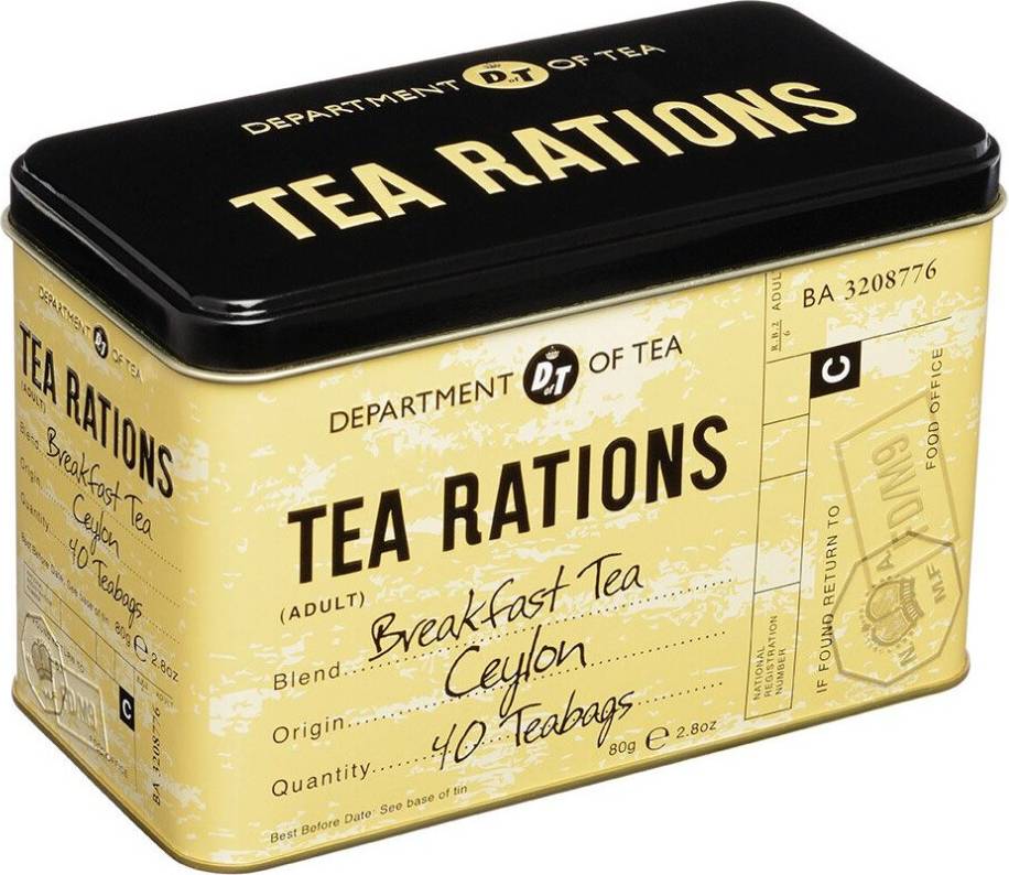 English Teas Memorabilia Range Tea Rations Tin
