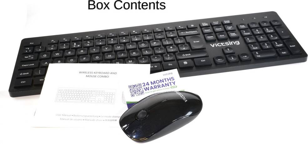 VicTsing Wireless Combo Model PC176B Wireless