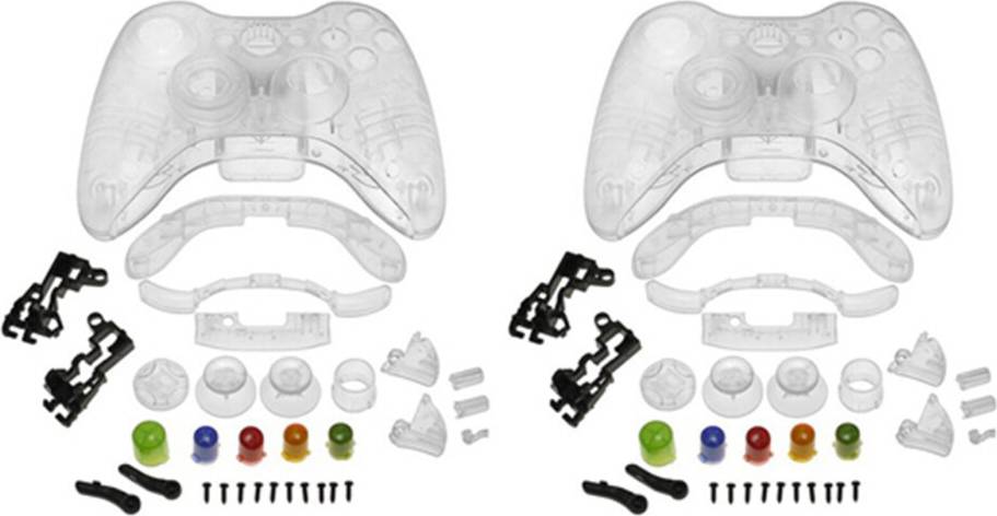 Tlily 2X Crystal Shell Compatible with Wireless Controller Clear