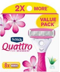Quattro Womens Razor Value Pack 8 Count