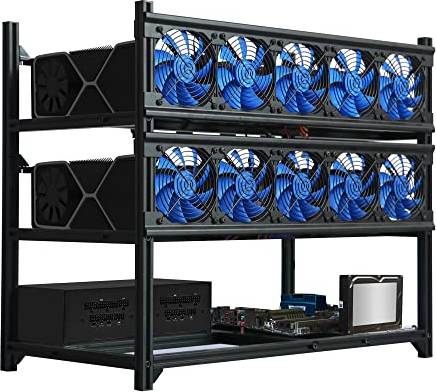Bitcoin Miner Rig Case W/